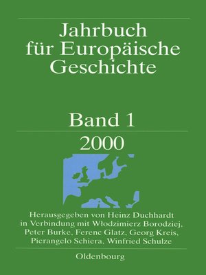 cover image of Jahrbuch für Europäische Geschichte, Band 1